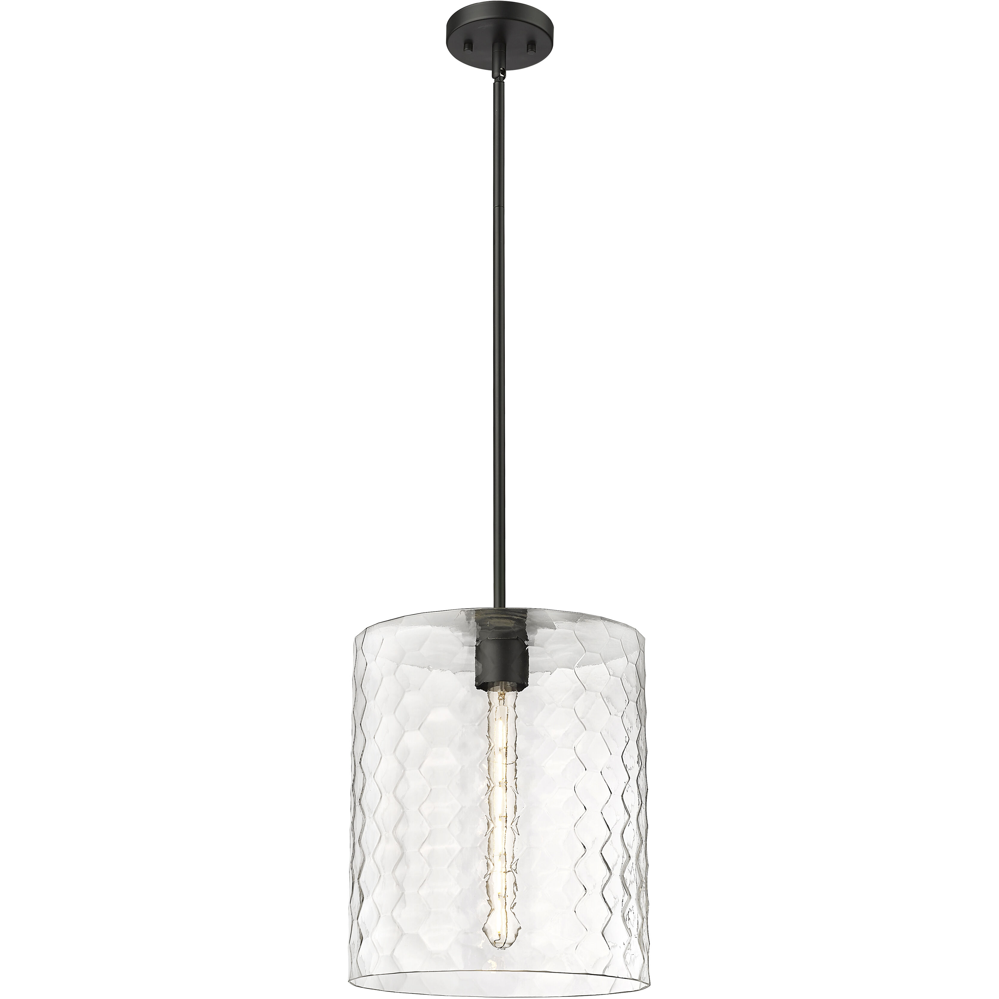 Ashli 1 Light 12 inch Matte Black Pendant Ceiling Light
